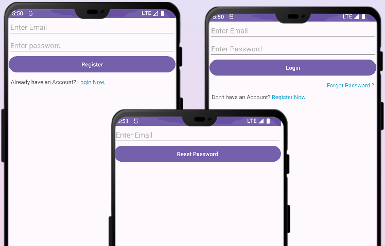 Firebase Authentication Android Studio