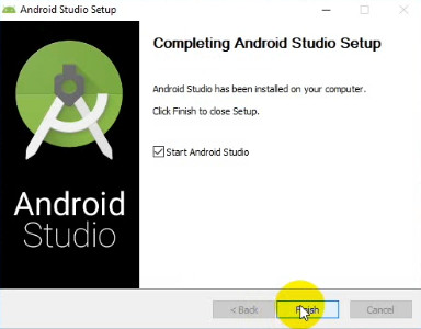 start android studio 