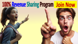 Join Youtube100% revenue sharing program